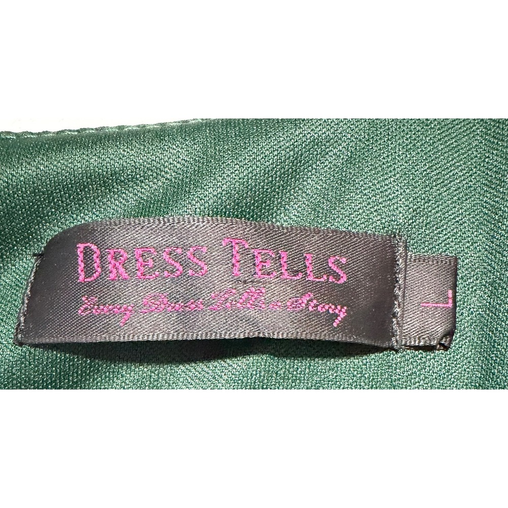 Dress Tells Cottagecore Floral A Line Midi Dress Womens Size Large Retro Garden - Picture 8 of 9